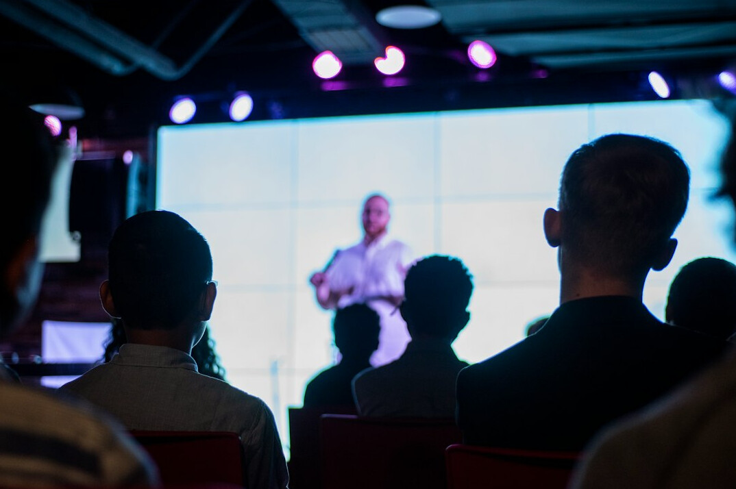 speaker engaging audience